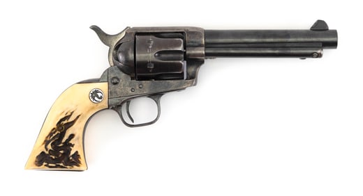 * COLT NEW SERVICE SECOND GENERATION REVOLVER Early 20th Century Length of barrel 5". Total length