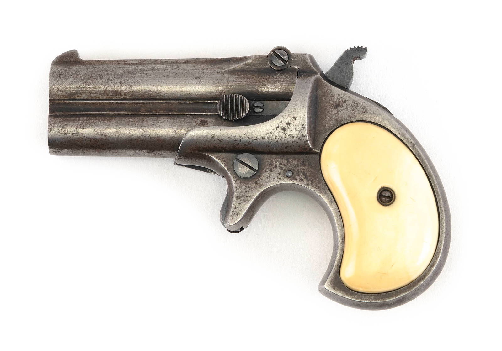 Remington Model 95 Over-under Derringer Pistol Late 19th Century Length ...
