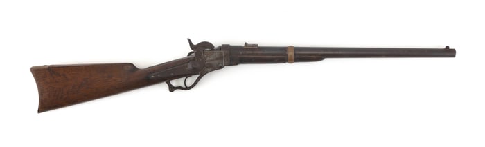 STARR CARBINE 19th Century Length of barrel 21". Total length 38".