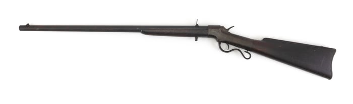 BROWN MFG. CO. BALLARD CARBINE 19th Century Length of barrel 27.5". Total length 43".