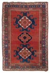 KAZAK RUG: 6'5" X 9'6" Early 20th Century