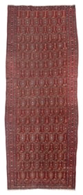 NORTHWEST PERSIAN RUG: 4'9" X 12'0" Circa 1910