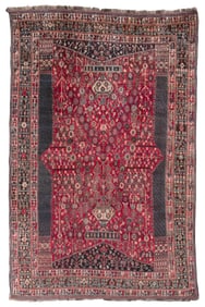 QASHQAI RUG: 6'5" X 9'10" Mid-20th Century