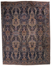 ANTIQUE AGRA RUG: 12'11" X 16'0" Early 20th Century