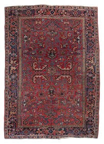 HERIZ RUG: 6'4" X 9'0" Circa 1920-25