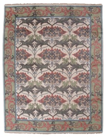 WILLIAM MORRIS ARTS AND CRAFTS DESIGN RUG: 9'3" X 11'10" 21st Century