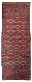 BASHIRI CORRIDOR CARPET: 5'0" X 13'7" Late 19th Century