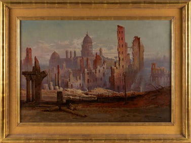HENRY DIETRICH GREMKE (California, 1860-1939), "Ruins of the San Francisco Earthquake and Fire April