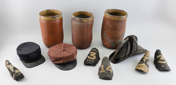 ORLEANS AND CHARLESTOWN, MASSACHUSETTS FIRE MEMORABILIA 19th Century