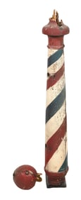 BARBER'S POLE 19th Century Height 48".