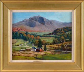 THOMAS "TOMMY" W. HEINSOHN (Massachusetts/New Jersey, 1934-2020), "Mount Mansfield"., Oil on canvas,