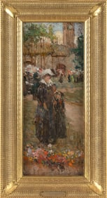 JANE PETERSON (Massachusetts/New York/Kansas/Illinois/France/Italy, 1876-1965), "Sunday Mass,