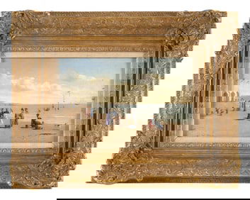 ATTRIBUTED TO CONRAD WISE CHAPMAN (South Carolina/Virginia/Mexico/Italy, 1842-1910), Plage De