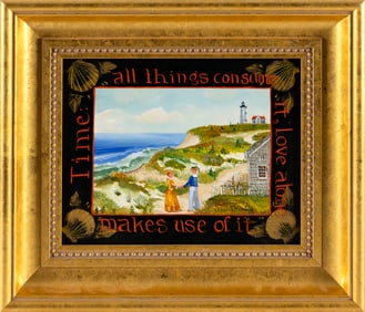 ELIZABETH MUMFORD (Massachusetts, 1950-2020), "Time: All Things Consume It, Love Alone Makes Use of