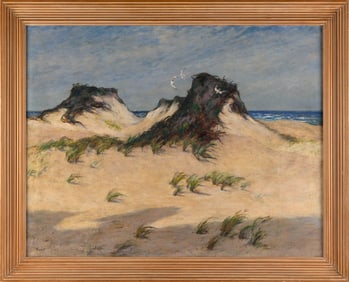ALBERT LOREY GROLL (New Mexico/Arizona, 1866-1952), Provincetown dunes., Oil on canvas, 29" x 37".