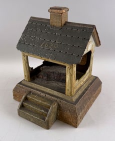 RARE EARLY SOUVENIR OF PLYMOUTH ROCK 19th Century Height 10.5".