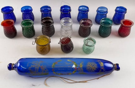 LOT OF GLASS 19th Century