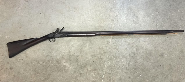 ENGLISH FLINTLOCK FOWLER 19th Century Total length 57".