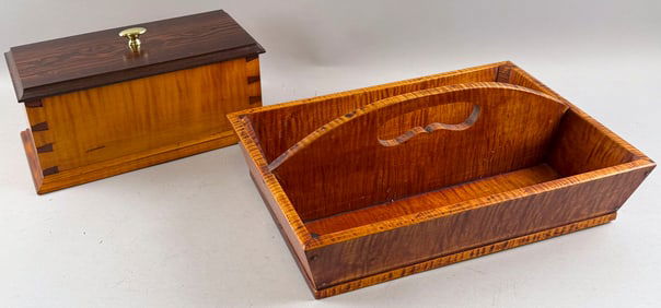 TWO BENCH-MADE ITEMS Ohio, 20th Century