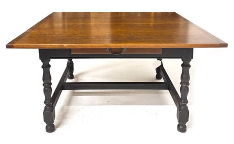ELDRED WHEELER COFFEE TABLE Massachusetts, 20th Century Height 20". Top 36" x 36".
