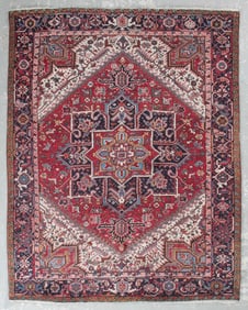 HERIZ RUG: 8'0" X 10'0" Third Quarter of the 20th Century