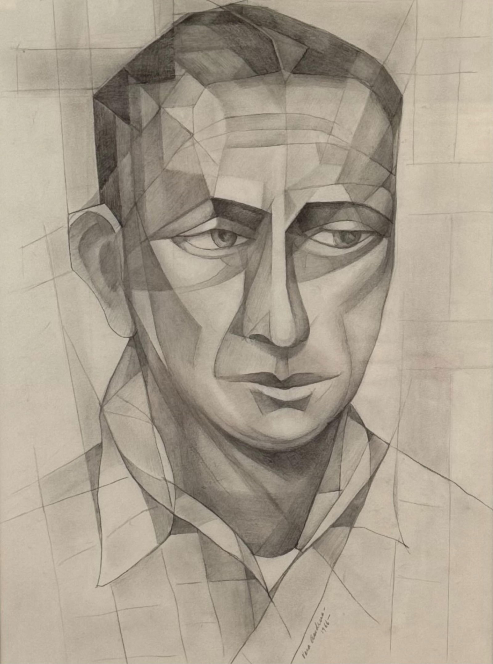 VERA EUGENIA ANDRUS (New York/Massachusetts/Wisconsin, 1896-1979), Portrait of a man., Pencil on (1 of 4)