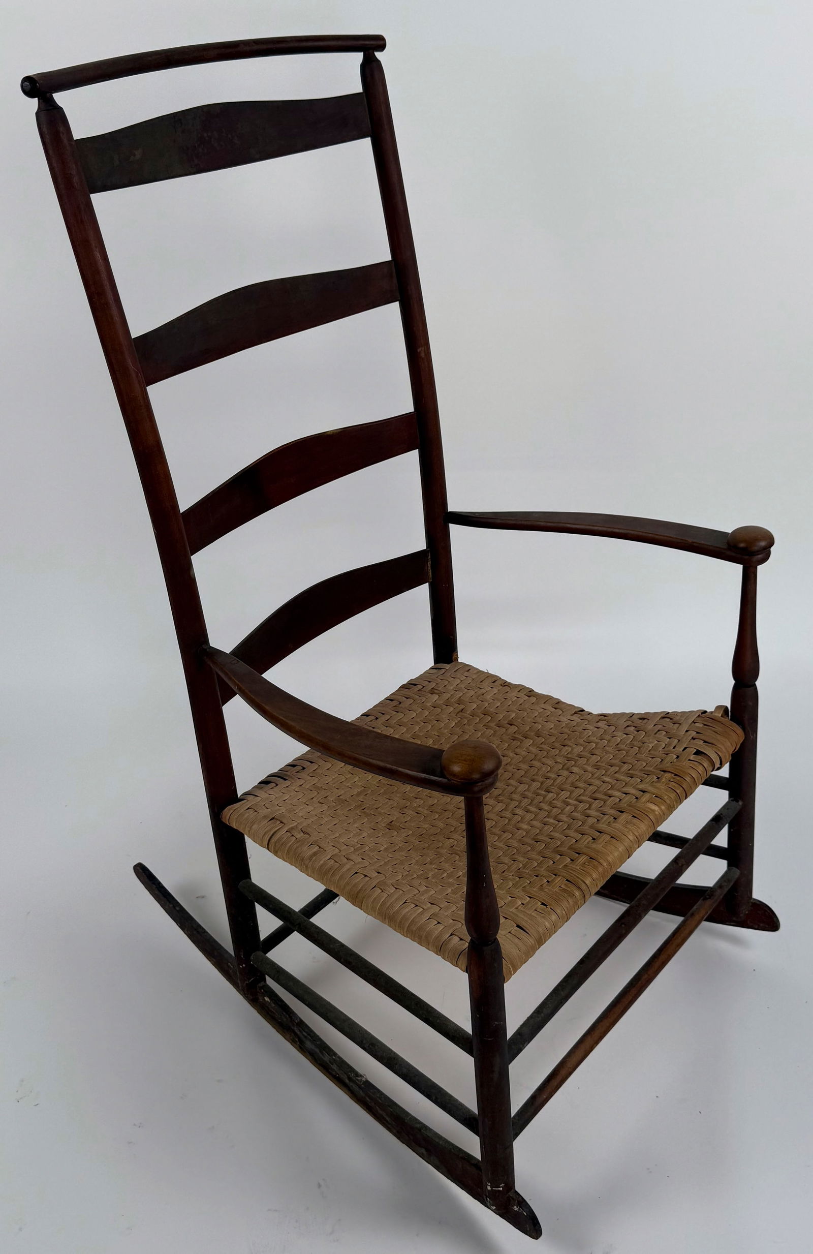 SHAKER NO. SIX ROCKER 19th Century Back height 41". Seat height 13.5". (1 of 3)