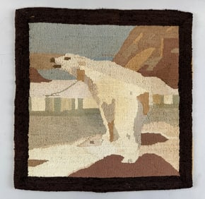 GRENFELL MAT Canada, 20th Century 16" x 16".