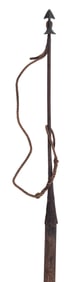 SWORDFISH HARPOON ON ORIGINAL POLE 19th Century Length approx. 180".