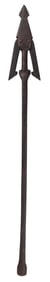 LARGE GREENER-STYLE MOVEABLE BARB IRON Late 19th/Early 20th Century Length 46.75".