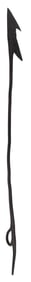 RARE TEMPLE-TYPE TOGGLE HARPOON Circa 1860s Length 38.75".