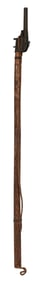CUNNINGHAM'S SECOND MODEL DARTING GUN 19th Century Length of gun on pole 69.75".