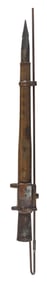 DARTING GUN WITH BOMB ATTRIBUTED TO FRANK BROWN Late 19th/Early 20th Century Length 26.25".