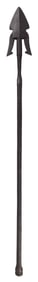 LARGE GREENER-STYLE MOVEABLE BARB HARPOON 19th Century Length 49".