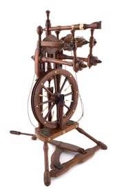 SAILOR-MADE DOUBLE YARN WINDER 19th Century Winder height 30".
