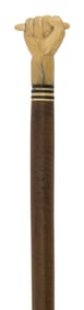 MARINER'S CANE 19th Century Length 35.25".