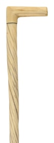 NARWHAL MARINER'S CANE 19th Century Length 33.75".