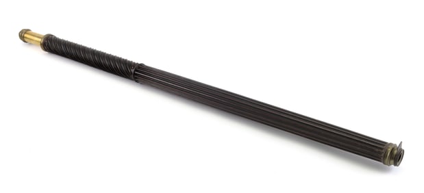 SINGLE-DRAW TELESCOPE Late 18th/Early 19th Century Length closed 36.5".