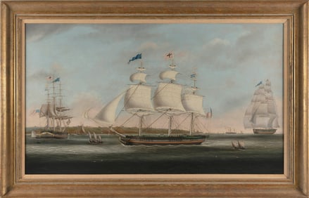 MILES AND SAMUEL WALTERS (United Kingdom, 1773-1849 and 1811-1882), The American ship Monongahela of