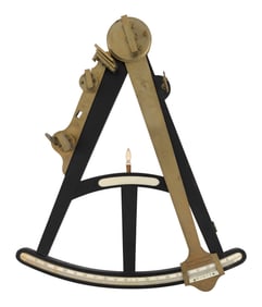 GILBERT & GILKERSON CASED OCTANT London, 19th Century Case length 16". Width 15".