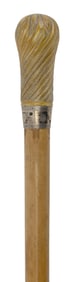 CANE WITH PIQUE HANDLE France, 17th/18th Century Length 35.25".