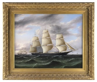 JAMES EDWARD BUTTERSWORTH (New Jersey/New York/United Kingdom, 1817-1894), Portrait of the American