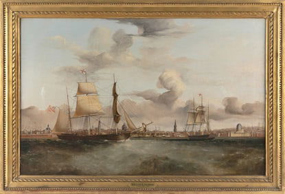 WILLIAM KIMMINS MCMINN (California/United Kingdom, 1820-1898), The three-masted barque Orkney Lass