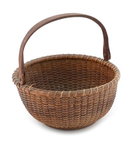 WILLIAM D. APPLETON NANTUCKET LIGHTSHIP BASKET Nantucket, Massachusetts, Late 19th/Early 20th