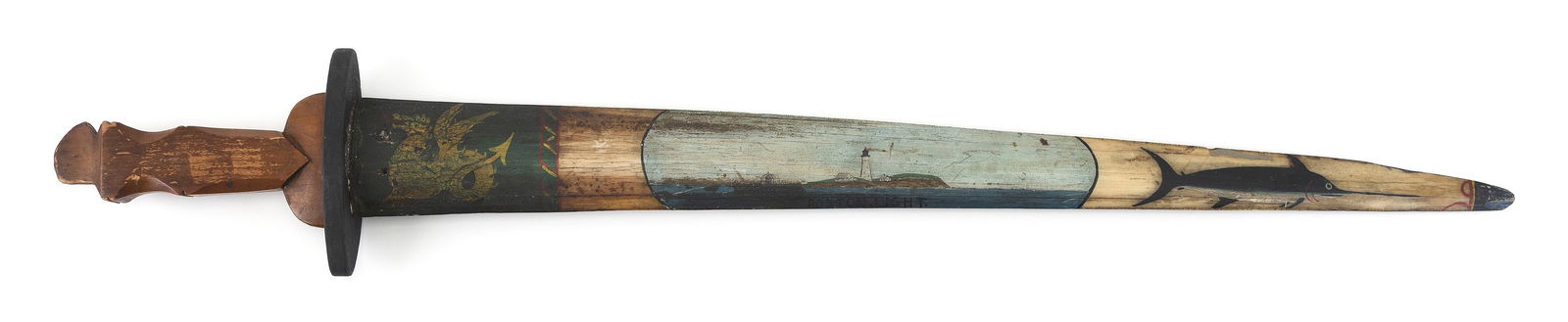 SWORDFISH BILL SWORD Early 20th Century Length 36.5". (1 of 2)