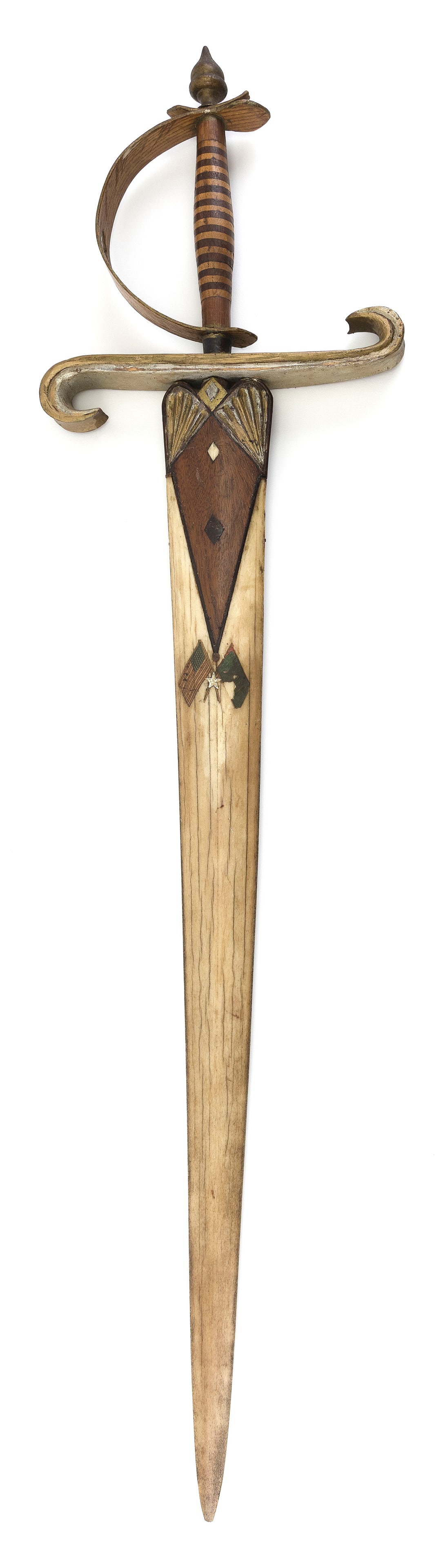 SWORDFISH BILL SWORD Early 20th Century Length 41.25". (1 of 2)