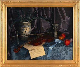 B. NICOLE KLASSEN (California, Contemporary), "Summer Night Music"., Oil on canvas, 24" x 30".