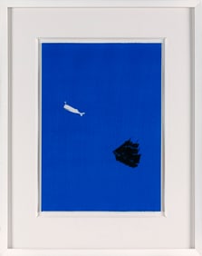 TIMOTHY W. WOODMAN, JR. (Massachusetts, 1952-2018), "Moby Dick"., Gouache on paper, 10.25" x 7.25".