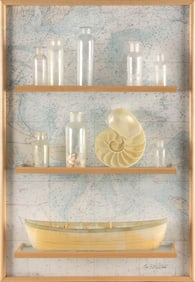 MARC PETROVIC (Connecticut/Ohio, 1967-), Beyond measure., Mixed media, height 21". Width 15". Depth
