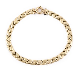 14KT YELLOW GOLD FLEX LINK CHAIN Approx. 39.5 total dwt.